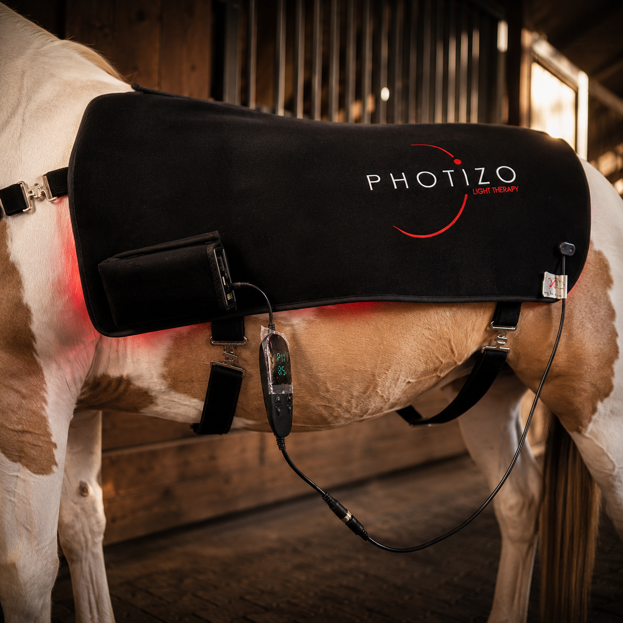 Photizo Red Light Blanket controller and fit